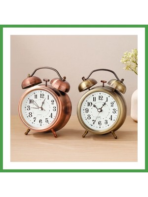 Soi Home Metal Masa Çalar Saat - Pilli Işıklı 8 cm Soı