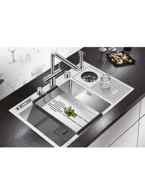Ivento Ivnt 7648X-01 74,5 cm Paslanmaz Çelik Mutfak Evyesi Tezgah Üstü 745X465MM
