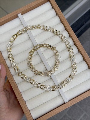 Sungur's Store Xuping Set  Kolye - Altın