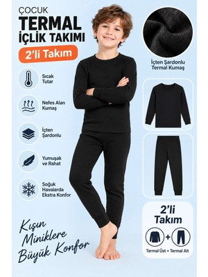 Meyzz Erkek Çocuk Termal Fanila Tayt Alt Üst Içlik Takımı