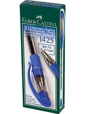 10 Lu Paket Mavi 1425 Iğne Uçlu Tükenmez Kalem