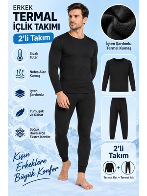 Meyzz Erkek Termal Fanilat Tayt Alt Üst Içlik Takım