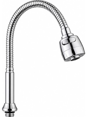 Viosa Krom Oynar Spiral Kubar Mutfak Lavabo Musluk Başlığı Esnek Fonksiyonlu Kıvrımlı Başlık