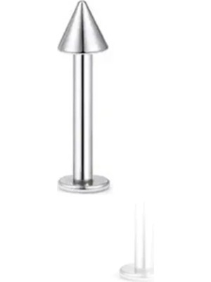Lunexa 316L Cerrahi Çelik Spike Dil Piercing