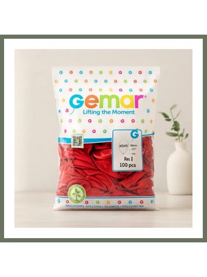 Bezos Kırmızı Lateks Balon 26 cm (10'') - 100'LÜ Paket Bezos1