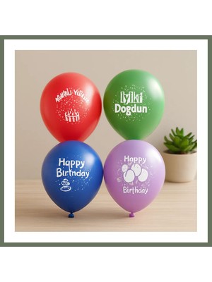 Bezos Doğum Günü Balon Iyi Ki Doğdun 12 Inç 100'LÜ Bezos1