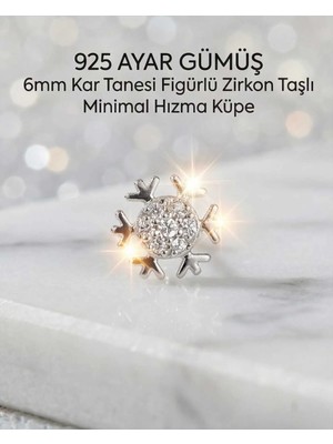Lunexa 925 Ayar Gümüş Zirkon Taşlı Unisex Küpe Hızma Minimal Şık Modern Tasarım Alerji Yapmaz
