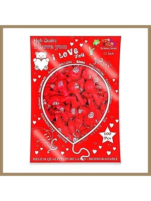 Bezos I Love You Seni Seviyorum Balon 22