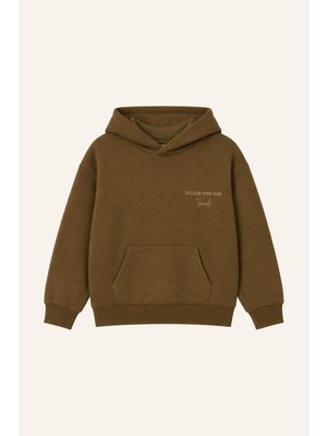 Zeyland Erkek Çocuk Kapşonlu Baskılı Sweatshirt