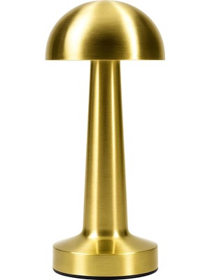 Happy Trend Lizbon 3 Işık Renkli Şarjlı Dim Edilebilir Masa Lambası Gold