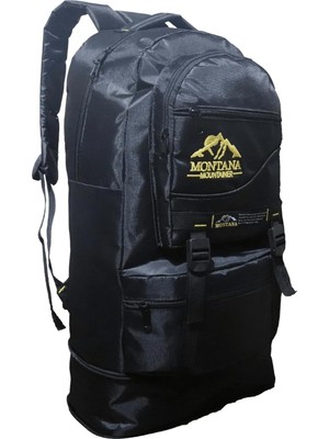 Happy Trend 55+10 Litre Körüklü Su Geçirmez Çok Gözlü Okul-Kampçı-Seyahat-Dağcı-Outdoor Sırt Çantası