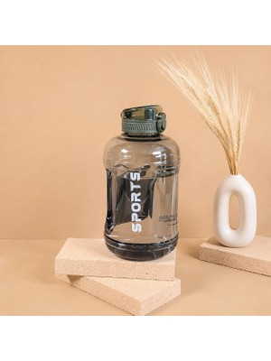 Happy Trend ml Suluk 2.2 Litre - Kilitli Kapaklı Geniş Hacimli Matara (Yeşil)