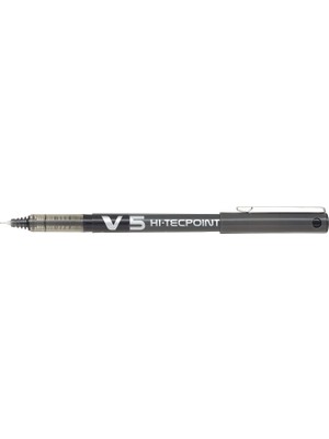 Happy Trend Adet Pilot V5 Dönerbaşlı Kalem, Fluessigtinte 0,5 mm Uçlu, Siyah