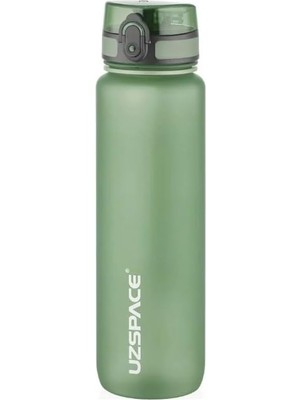 Happy Trend Büyük Boy Suluk - 1000 ml Soft-Touch Tritan Renkli Matara (Yeşil)