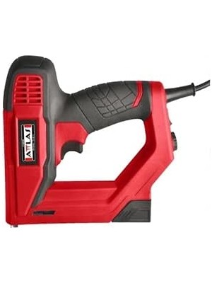 Happy Trend ATET1060 Elektrikli Zımba ve Çivi Tabancası, Profesyonel Type 53/f, 8-16MM, Kırmızı-Siyah, 100 Zımba ve 80 Çivi Kapasiteli