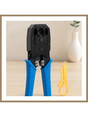 Bezos RJ45/CAT5 3'ü1 Arada Krimp Pensesi 22