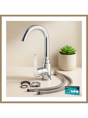 Bezos Krom Aç-Kapa Lavabo Bataryası KTX-2639 22