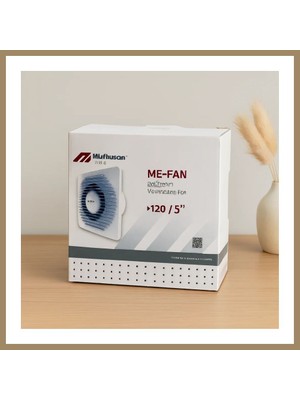 Bezos 120 mm Banyo Tuvalet Havalandırma Aspiratörü 15W 120 M³/h 22
