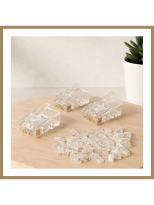 Bezos RJ45 Ethernet Jak 100 Adet 22