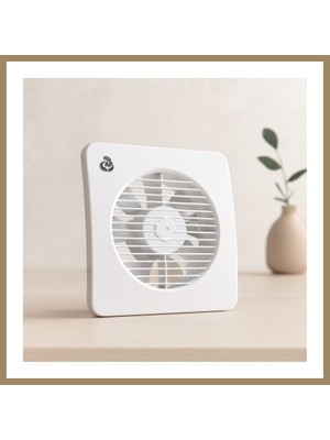 Bezos 150 mm Plastik Banyo Tuvalet Aspiratörü 20W 320 M3/h 22