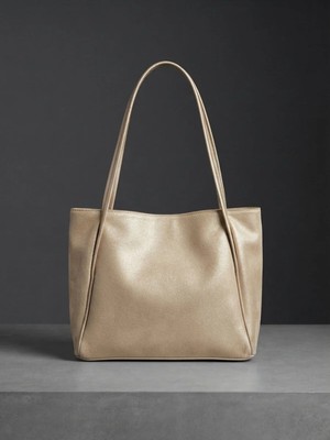 Satuna Kadın Büyük Boy Süet Tote Çanta - Astar Detaylı 35X27 cm Omuz Çantası