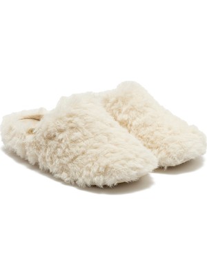 Twigy Nyx Peluş Kadın Ev Terliği Bej 37/41