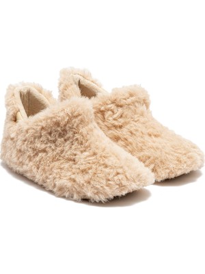 Twigy Freya Peluş Kadın Ev Botu Bej 37/41