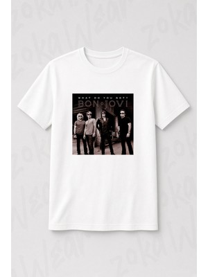 Zoka Wear Bon Jovi 4 Baskılı Tişört