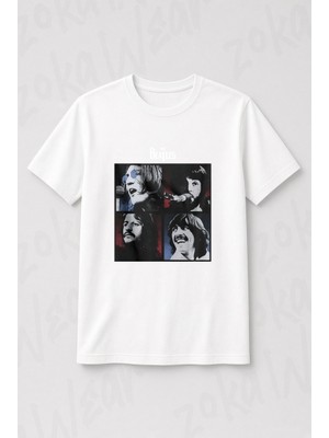 Zoka Wear Band The Beatles Baskılı Tişört