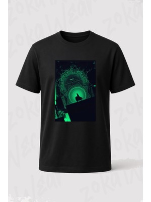 Zoka Wear Doctor Strange Baskili Siyah Unisex Baskılı Tişört