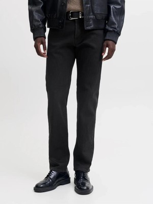 Jack & Jones Mike Erkek Tapered Fit 682 Siyah Kot PANTOLON-12300754-B