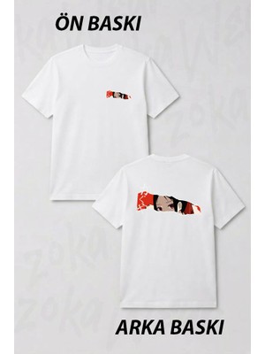 Zoka Wear Kaguya Sama Love Is War Kaguya Shinomiya Ön ve Sırt Baskılı Tişört