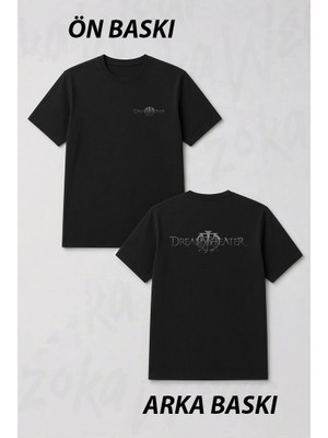 Zoka Wear Dream Theater T-Shirt Ön ve Sırt Baskılı Tişört