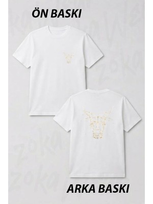 Zoka Wear Boga Burcu Ön ve Sırt Baskılı Tişört