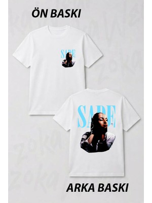 Zoka Wear Sade Tasarim Ön ve Sırt Baskılı Tişört