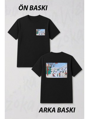 Zoka Wear Winter Ön ve Sırt Baskılı Tişört