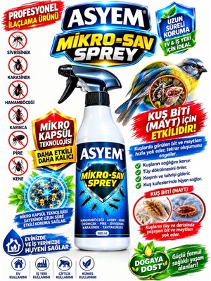 Volkan Ziraat Mühendislik Çöplük Sineklerinde Profesyonel Etkili Sinek Öldürücü Temizleyici Biyosidal Sprey Solüsyon Uğraşmaya Son Orijinal Biyosidal Ruhsatlı Asyem Sprey 500ML Stokta