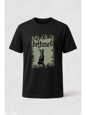 Zoka Wear Deftones V8 Baskılı Tişört