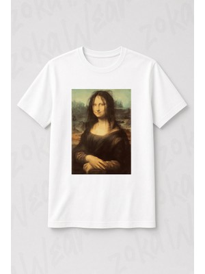 Zoka Wear Mona Lisa 3 Baskılı Tişört