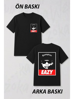 Zoka Wear Eazy E Obey Style Ön ve Sırt Baskılı Tişört