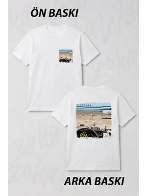 Zoka Wear Anathema Baskili Un Ön ve Sırt Baskılı Tişört