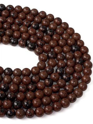 6 mm Obsidyen Taşı Dizi - DZ3548