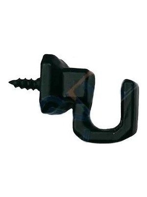 Herşey Trend Vidalı Kanca, Askı Küçük - 15X18MM, Siyah - 100 Adet
