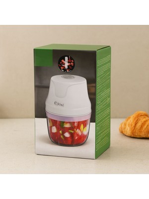 Royaleks USB Şarjlı Mini Blender 3 Bıçaklı Gıda Doğrayıcı