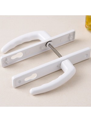 Royaleks Beyaz Pvc Kapı Kolu (Balkon ve Yale Uyumlu)