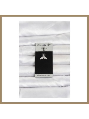 Bezos 316L Cerrahi Çelik Dolphin Kuyruk Model Göbek Piercing 22