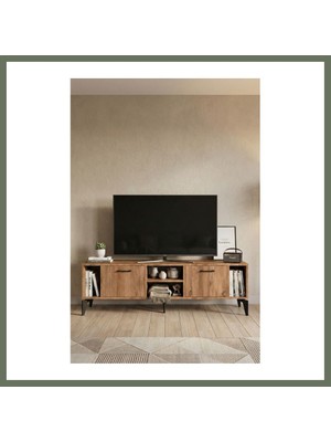 Bezos Linya Tv Sehpası Çok Renkli 160X35 cm Bezos1