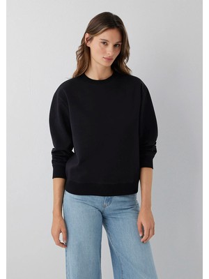 Mavi Siyah Basic Sweatshirt 1S10571-900