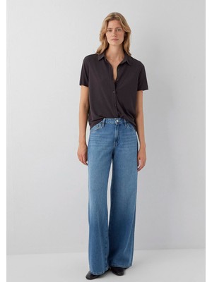 Mavi (Tencel™) Modal Karışımlı Kahverengi Örme Gömlek 1620171-89103