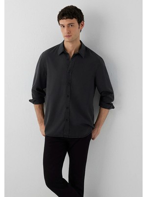 Mavi (Tencel™) Lyocell Antrasit Gömlek 0212068-70087